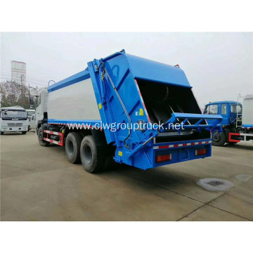 Dongfeng 6x4 hydraulically rear loader garbage truck